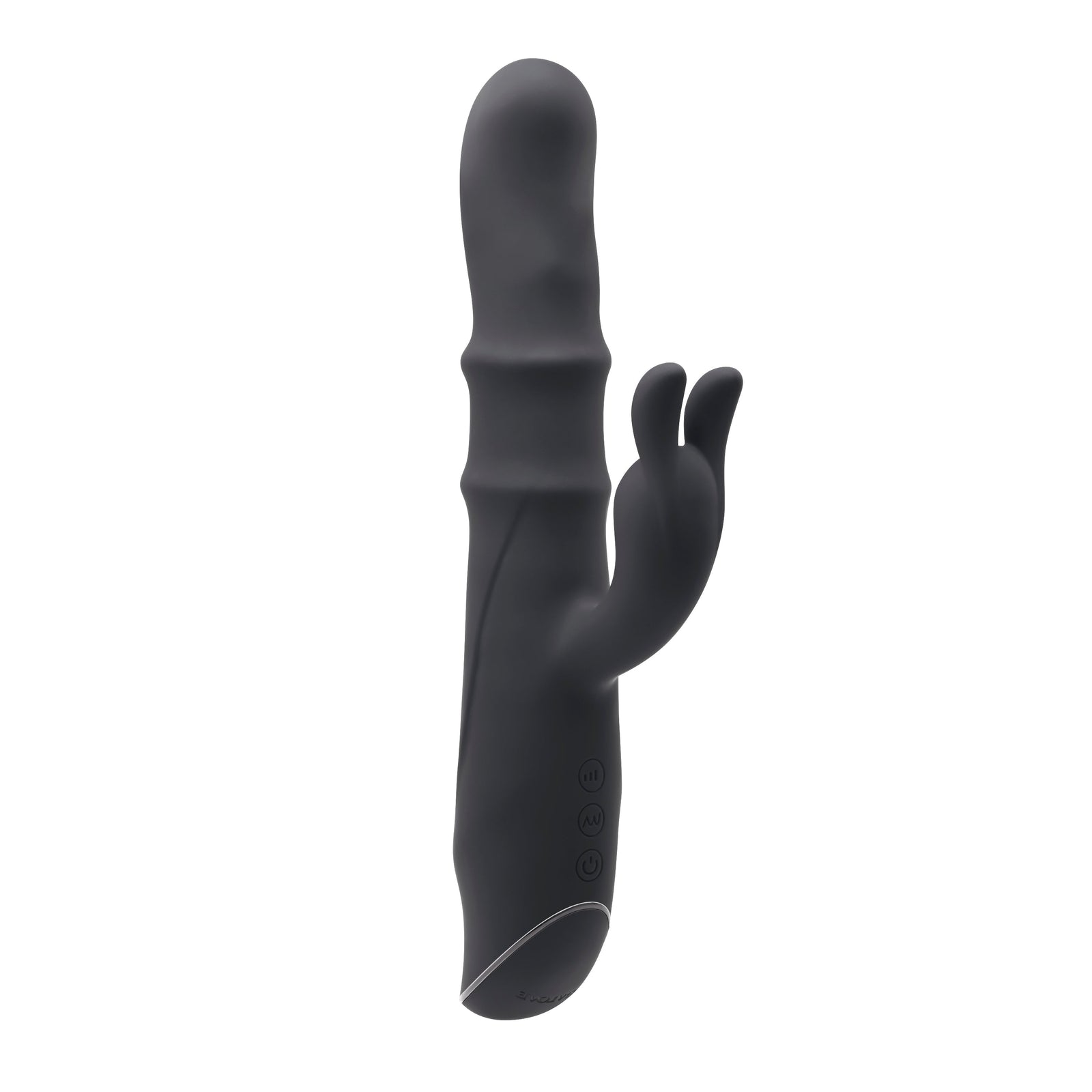 Evolved - Ringmaster Rabbit Vibrator (Black) - Black - Rabbit Dildo (Vibration) Rechargeable