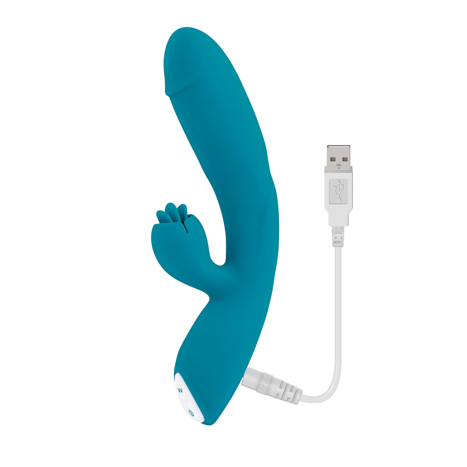 Evolved - Fierce Flicker Rabbit Vibrator (Blue) - Blue - Rabbit Dildo (Vibration) Rechargeable