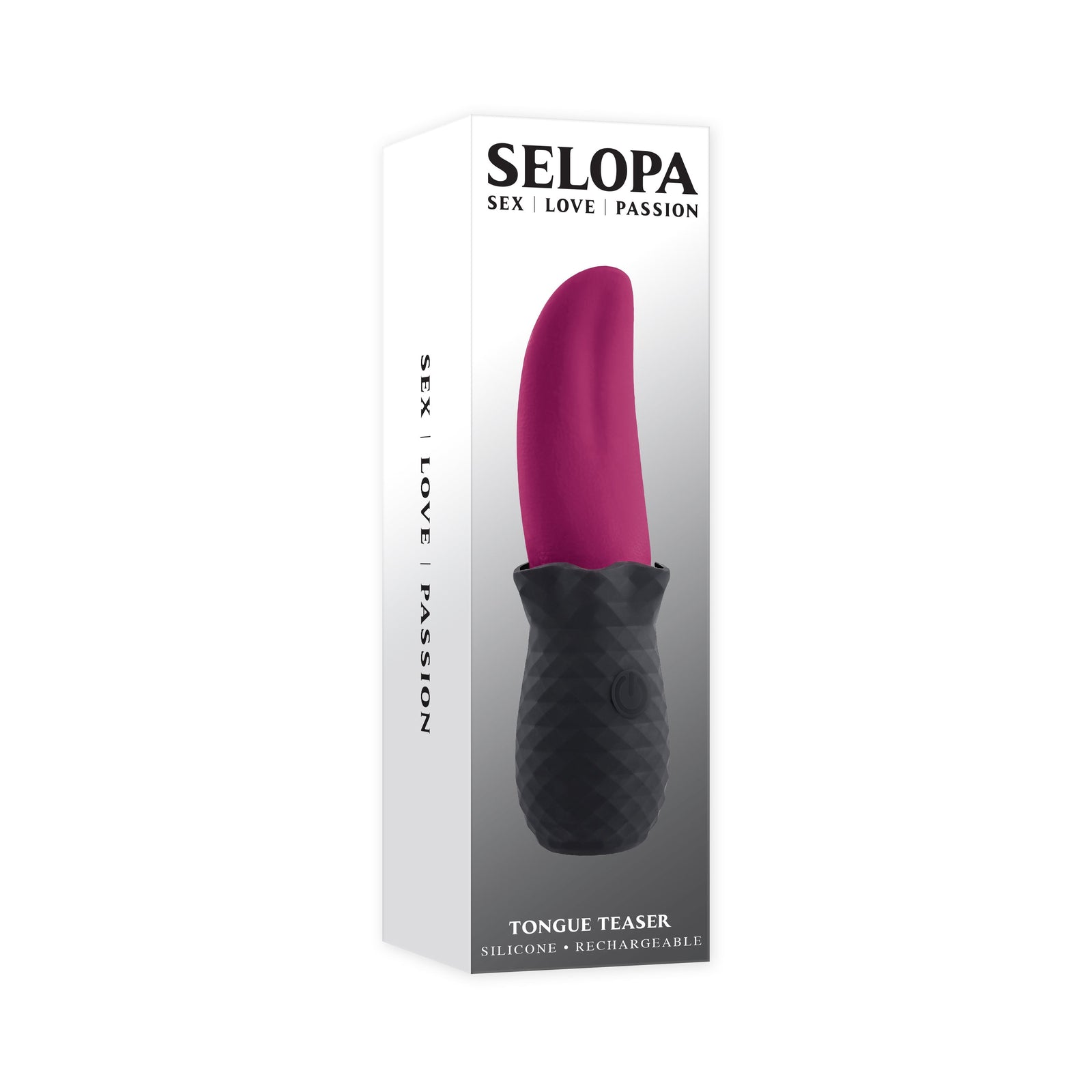 Selopa - Tongue Teaser Rechargeable Vibrator (Pink) - Pink - Clit Massager (Vibration) Rechargeable