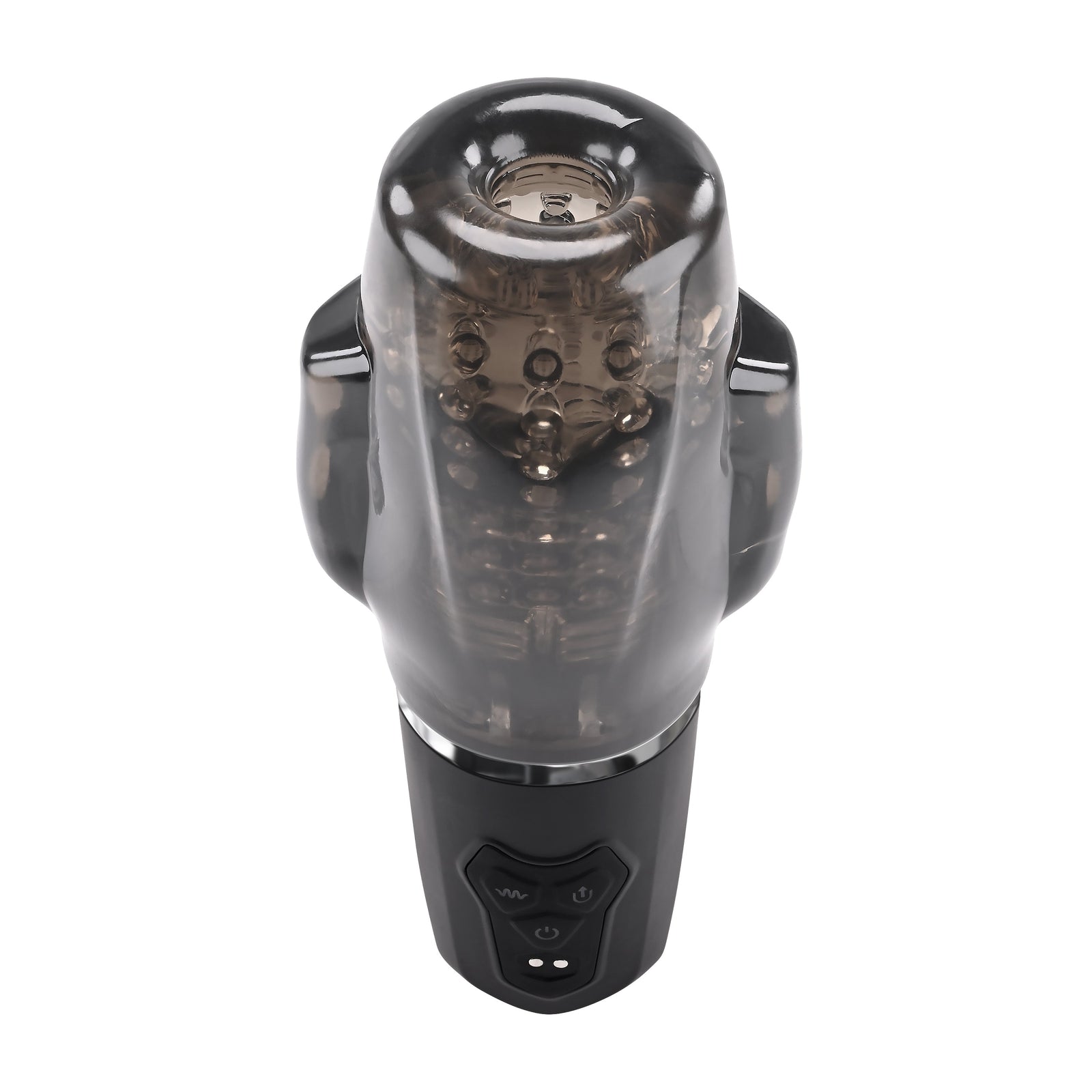 Zero Tolerance - A Sucking Good Time Stroker Masturbator (Black) - Black - Masturbator Mouth (Vibration) Rechargeable