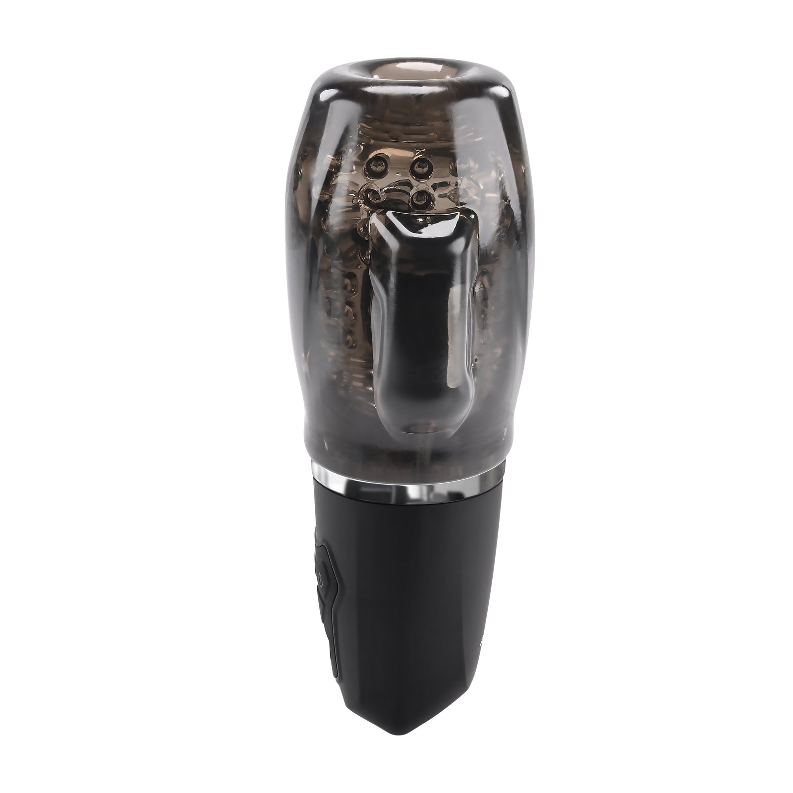 Zero Tolerance - A Sucking Good Time Stroker Masturbator (Black) - Black - Masturbator Mouth (Vibration) Rechargeable