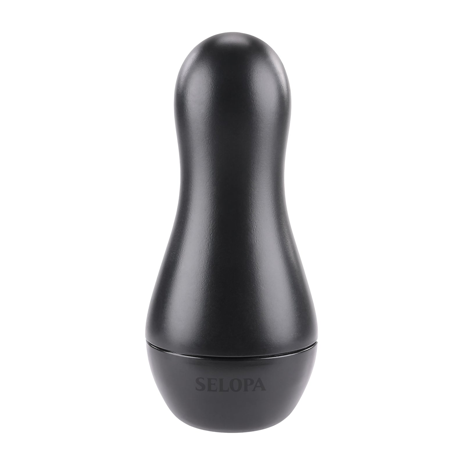 Selopa- Kingpin Stroker Masturbator (Black) - Black - Masturbator Soft Stroker (Non Vibration)
