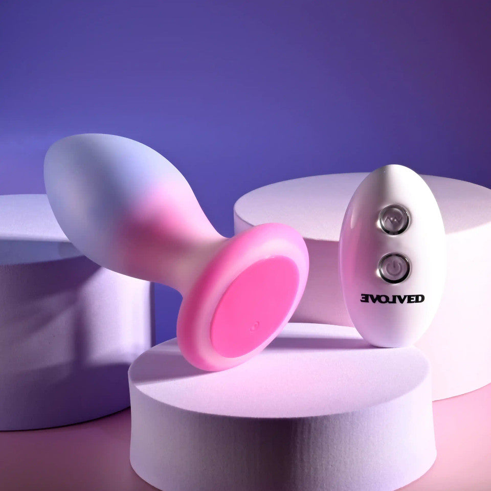 Evolved - Paradise Remote Control Vibrating Anal Plug (Purple)