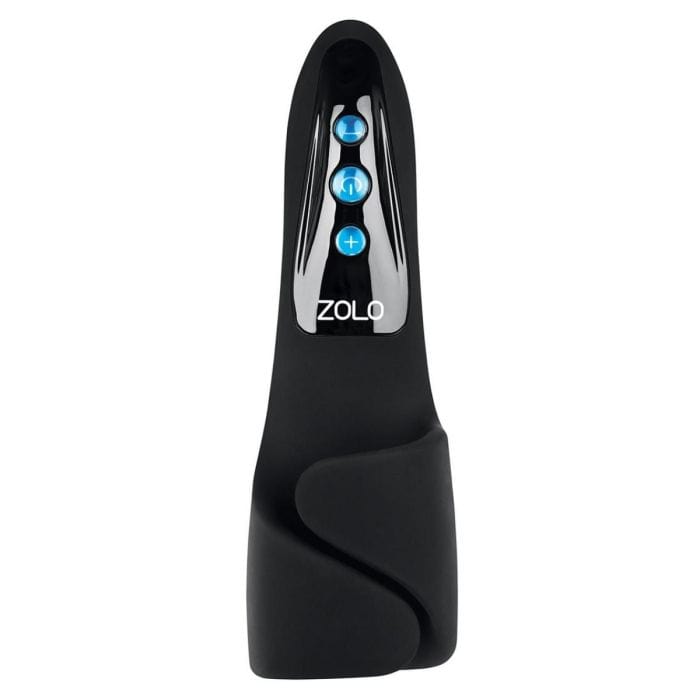 Zolo - Edgemaster Squeezable Vibrating Masturbator (Black) Masturbator Soft Stroker (Vibration) Rechargeable 626144351 CherryAffairs