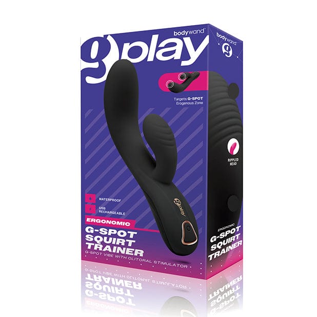 Bodywand - XGen G Play Ergonomic G Spot Squirt Trainer Rabbit Vibrator (Black) BW1026 CherryAffairs