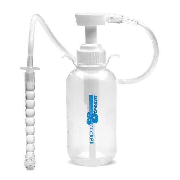 XR - Cleanstream Pump Action Enema Bottle with Nozzle (Clear) Anal Douche (Non Vibration) 848518028792 CherryAffairs
