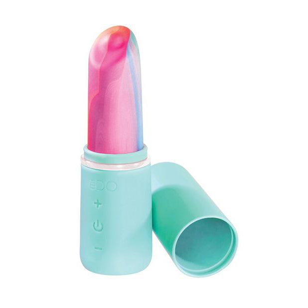 VeDO - Retro Rechargeable Bullet Lip Stick Vibe Vibrator - Turquoise - Discreet Toys
