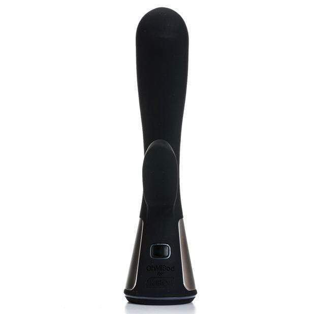 OhMiBod - Kiiroo Fuse Interactive Bluetooth Dual-Stim Rabbit Vibrator (Black) Rabbit Dildo (Vibration) Rechargeable 858135006394 CherryAffairs