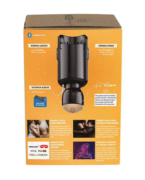 Kiiroo - Keon Feel Stars Collection Stroker Combo Set Victoria June KR1049 CherryAffairs