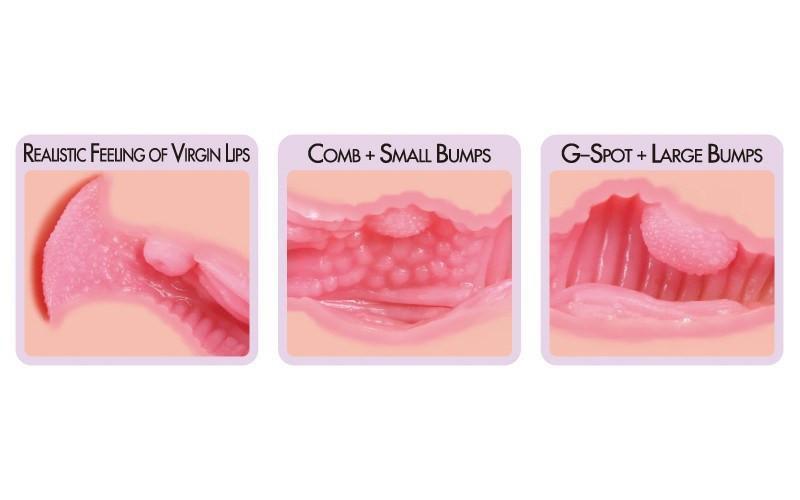 Kokos - Haru Double Layer Meiki (Beige) Masturbator Vagina (Non Vibration) - CherryAffairs Singapore