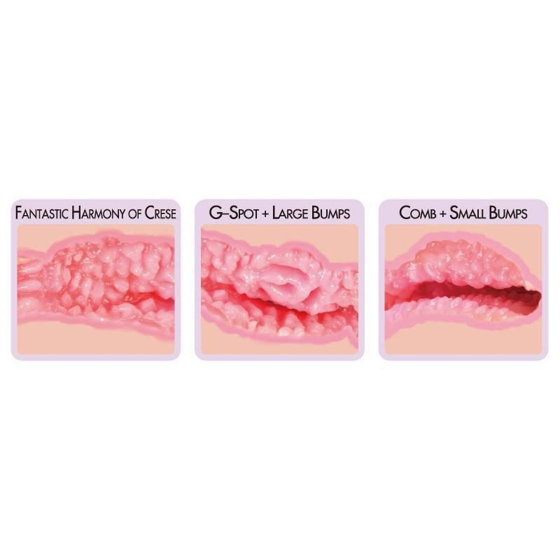 Kokos - Nara Double Layer Meiki (Beige) Masturbator Vagina (Non Vibration) - CherryAffairs Singapore