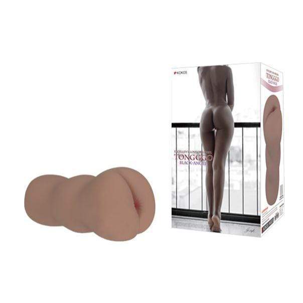 Kokos - Excellent Love Original Tongggo Black Angel Double Layer Ass Masturbator (Beige) Masturbator Vagina (Non Vibration) Durio Asia