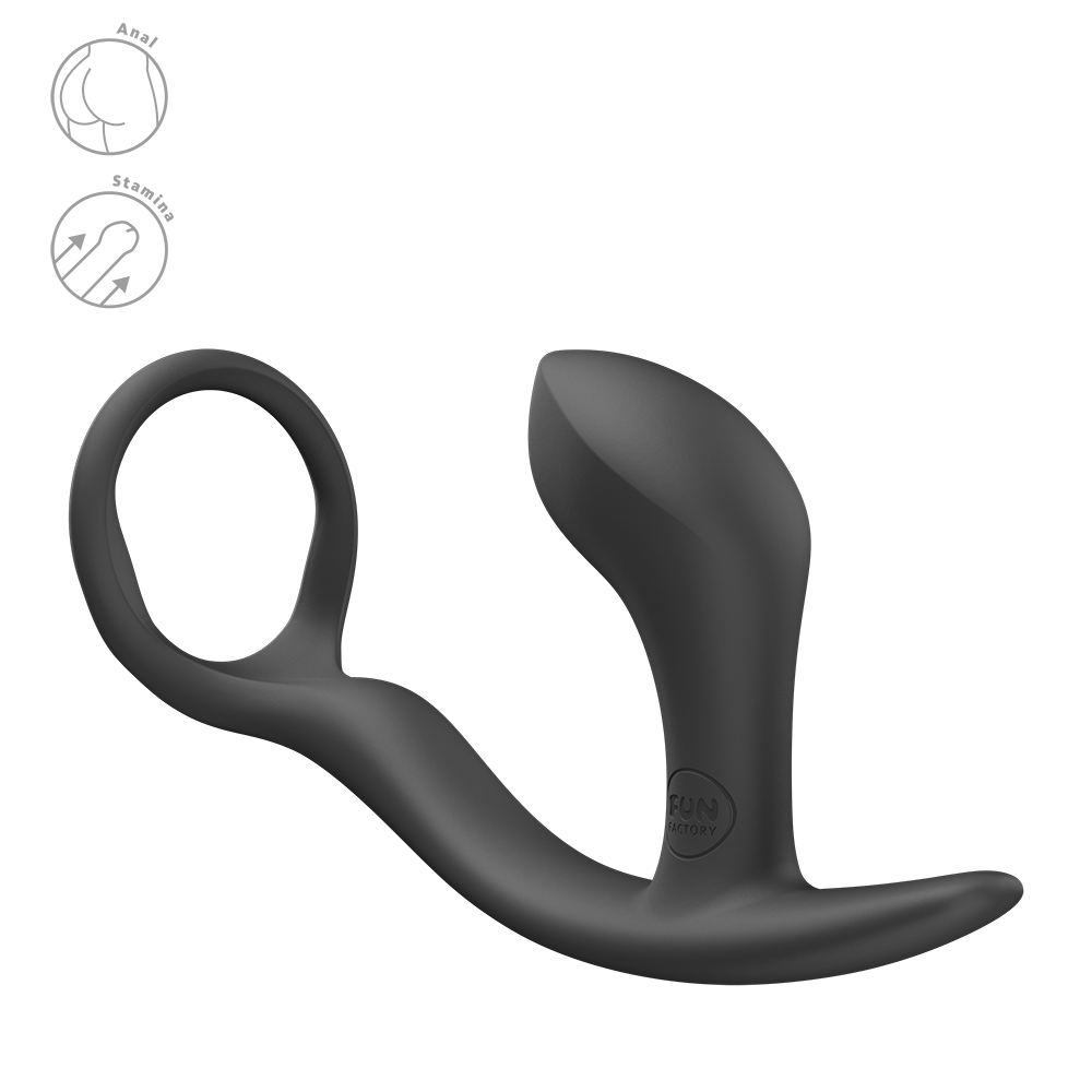 Fun Factory - Bootie Ring Silicone Cock Ring with Butt Plug