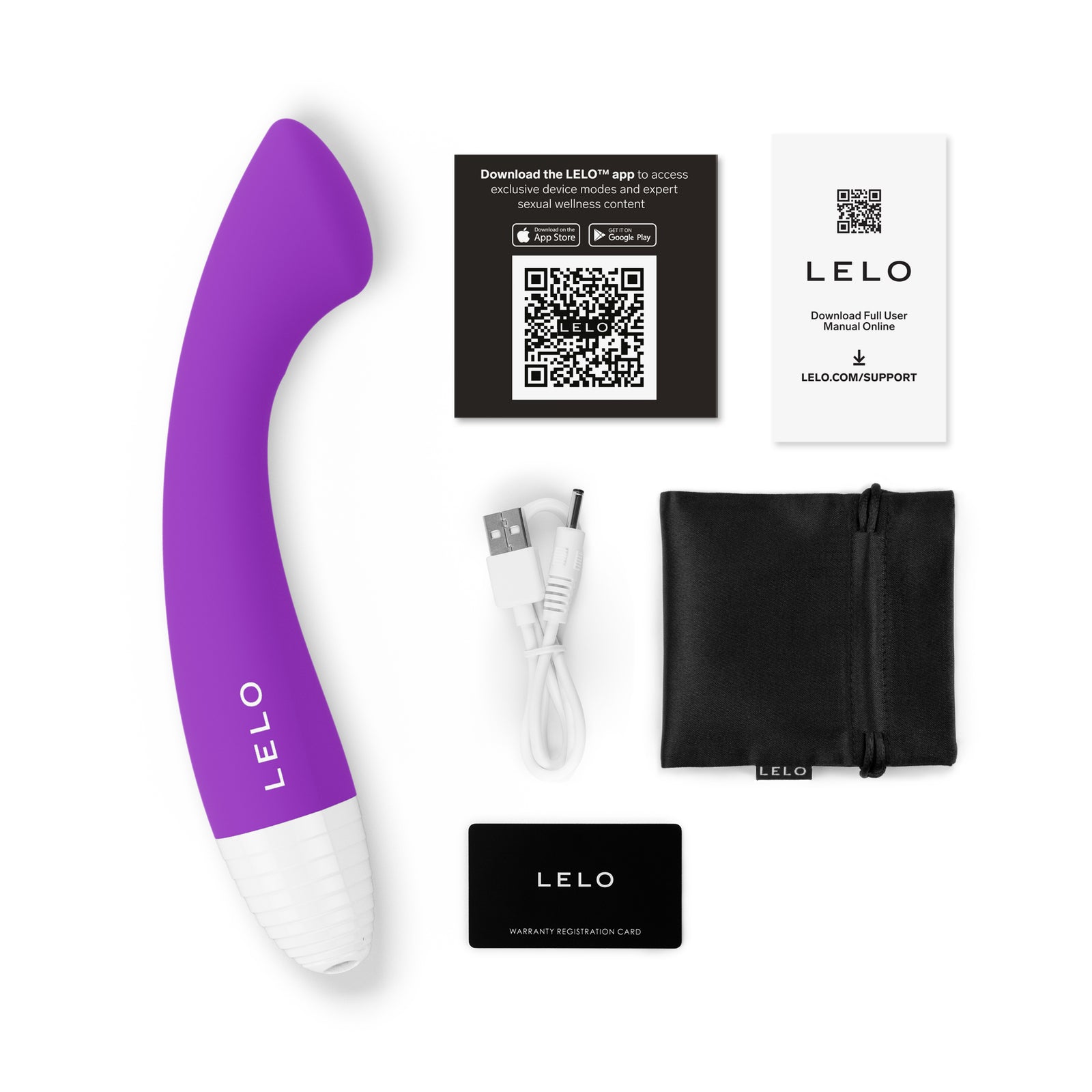 LELO - Originals MOKA App-Controlled G Spot Vibrator (Purple)