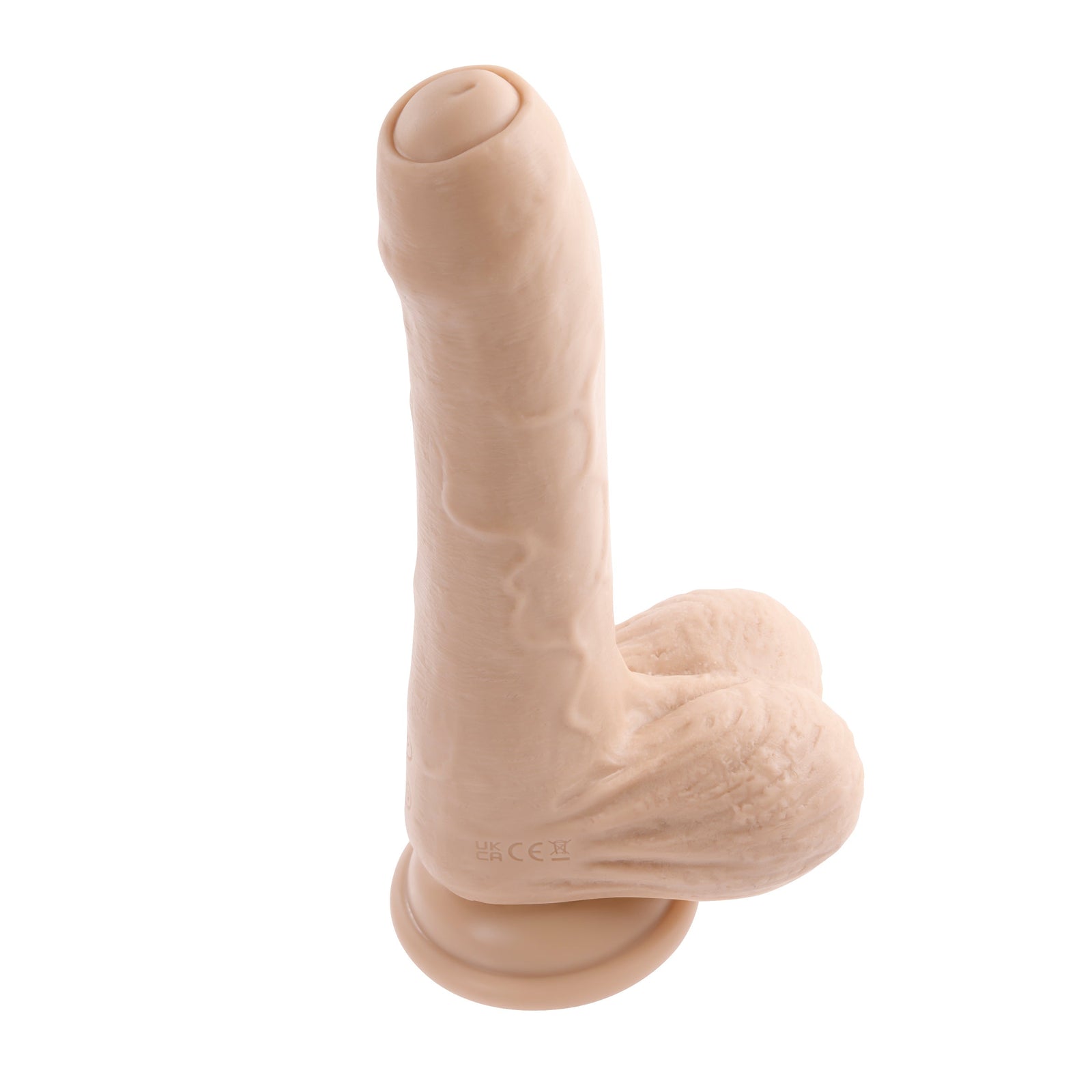 Evolved - Peek A Boo Uncircumcised Realistic Vibrating Dildo 8’’ - Realistic Dildo with suction cup (Vibration)
