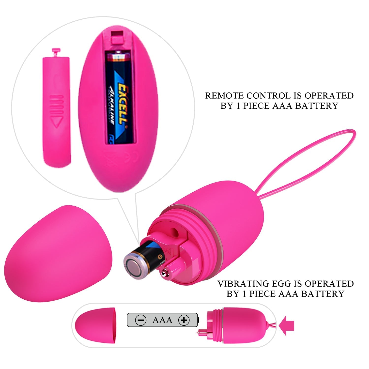 Pretty Love - Selkie Remote Control Egg Massager Vibrator - Wireless Remote Control Egg (Vibration) Non Rechargeable