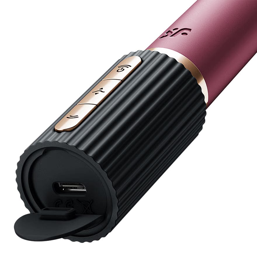 Satisfyer - Deep Kiss Clitoral Air Stimulator Vibrator (Berry) STF1307 Durio Asia Wholesale