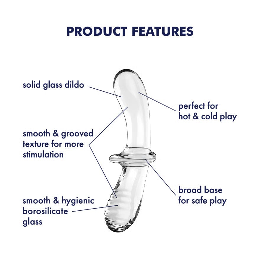 Satisfyer - Double Crystal Glass Dildo (Clear) STF1320 Durio Asia Wholesale