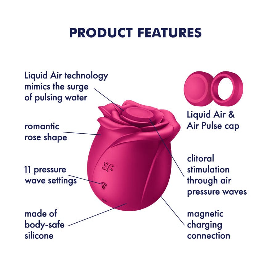 Satisfyer - Pro 2 Classic Blossom Clitoral Air Stimulator (Pink) STF1312 Durio Asia Wholesale