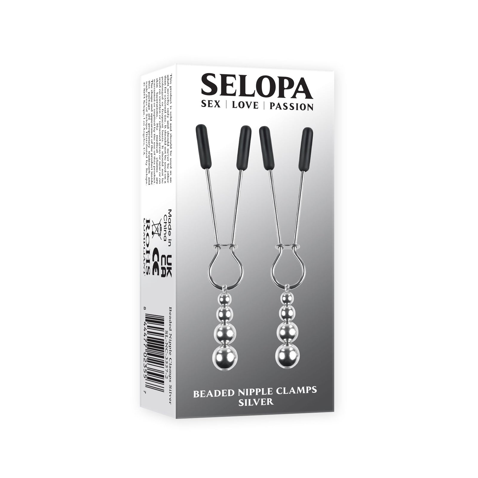 Selopa - Beaded Nipple Clamps - Nipple Clamps (Non Vibration)