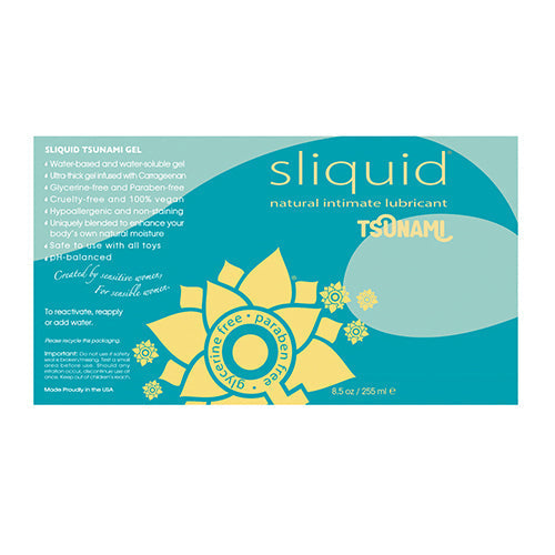 Sliquid - Naturals Tsunami Ultra Thick Gel Lubricant - Lube (Water Based)