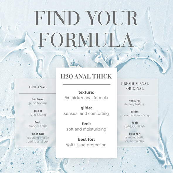System - H2O Anal Thick Original Water Based Lubricant - Anal Lube