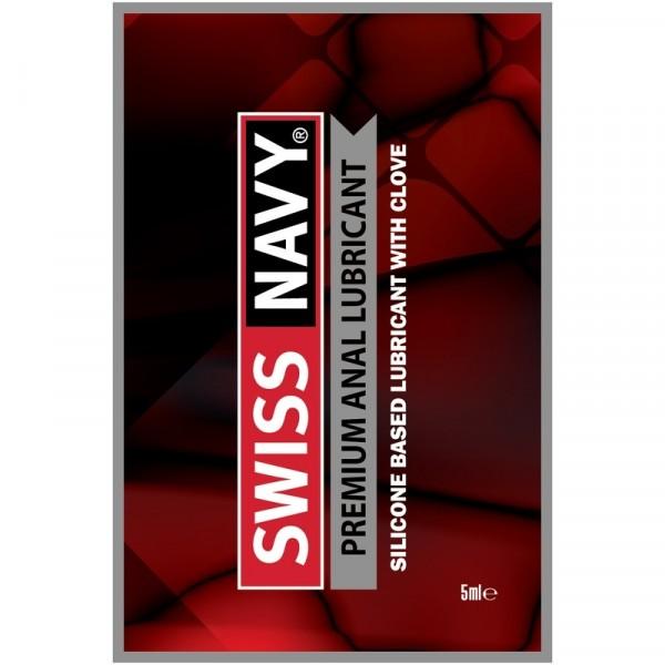 Swiss Navy - Premium Anal Silicone Based Lubricant 5ml