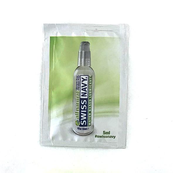 Swiss Navy - All Natural Water Based Lubricant 5ml