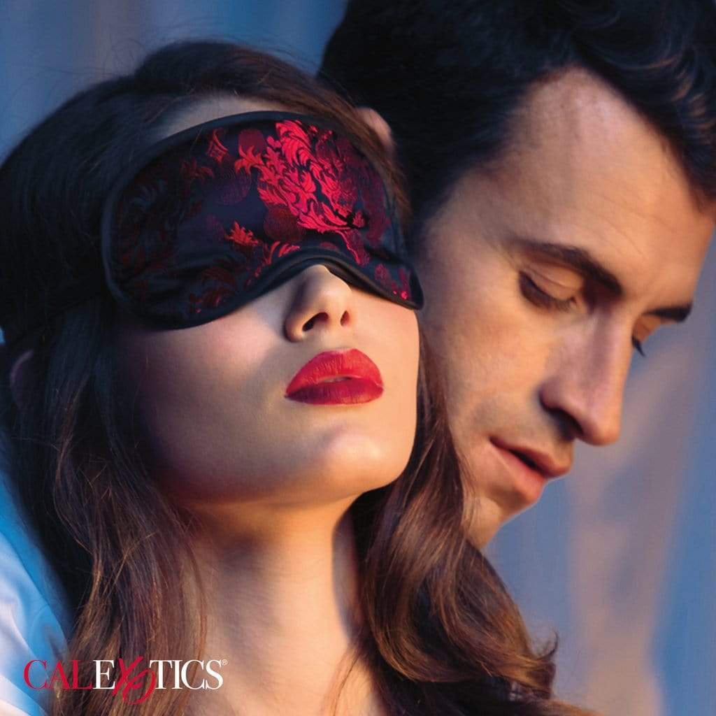 California Exotics - Scandal Blackout Eye Mask (Red) Mask (Blind) 716770093721 CherryAffairs