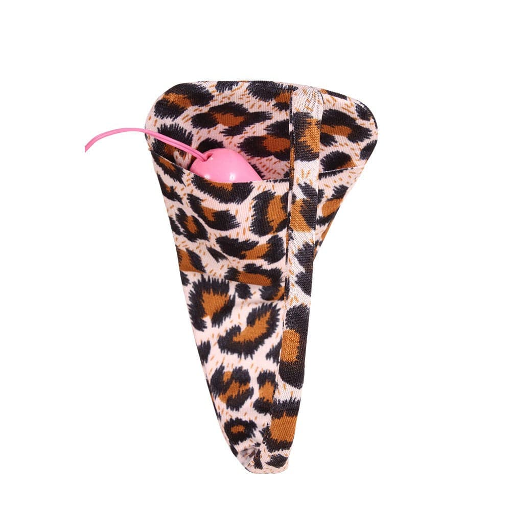 Erox - Little Devil C String Pantry with Rotor Pocket (Leopard) Panties 4573126276438 CherryAffairs