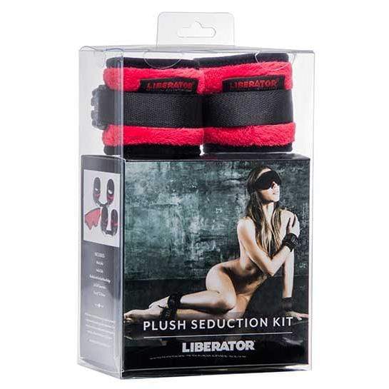 Liberator - Plush Seduction Kit BDSM (Shag Red) Hand/Leg Cuffs 324151996 CherryAffairs