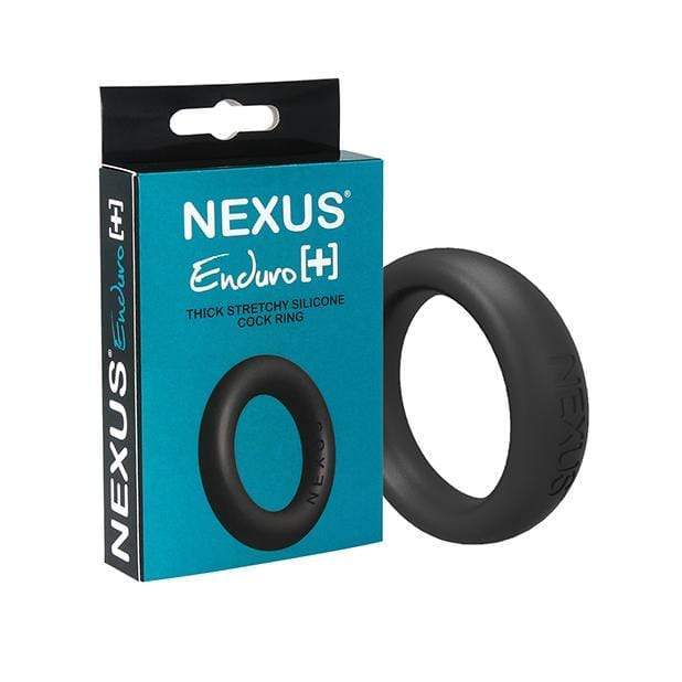 Nexus - Enduro Plus Thick Stretchy Silicone Cock Ring (Black) Silicone Cock Ring (Non Vibration) 5060274221278 CherryAffairs