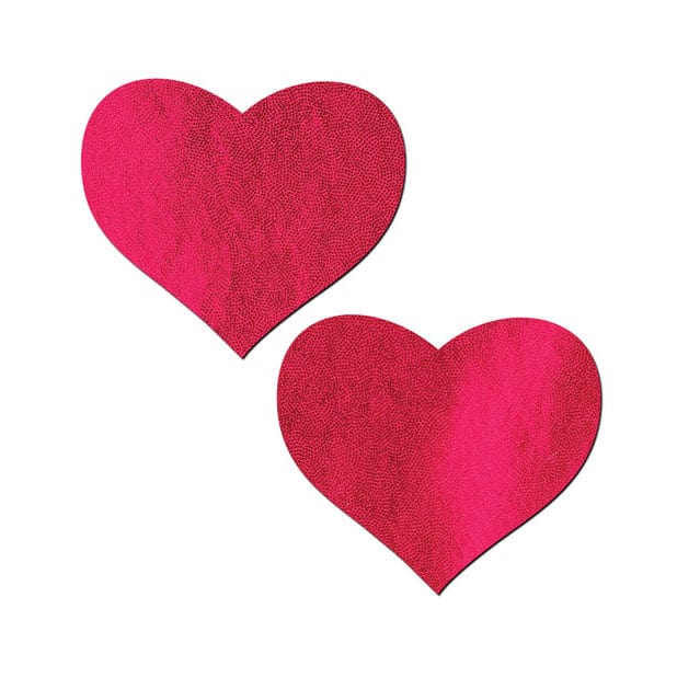 Pastease - Basic Love Liquid Heart Pasties Nipple Covers O/S (Red) Nipple Covers 785123869443 CherryAffairs