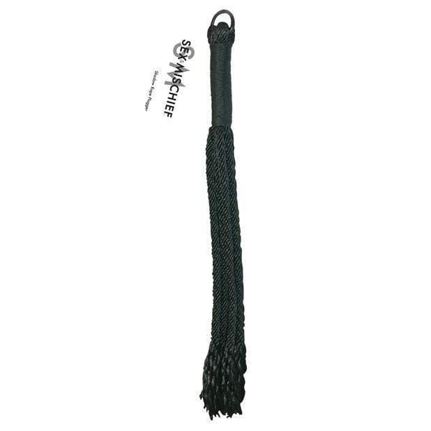 Sex & Mischief - BDSM Shadow Rope Flogger (Black) Flogger