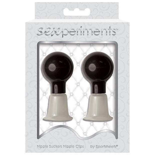 Sexperiments - Nipple Suckers Nipple Clips (Black) Nipple Pumps (Non Vibration) 646709510817 CherryAffairs