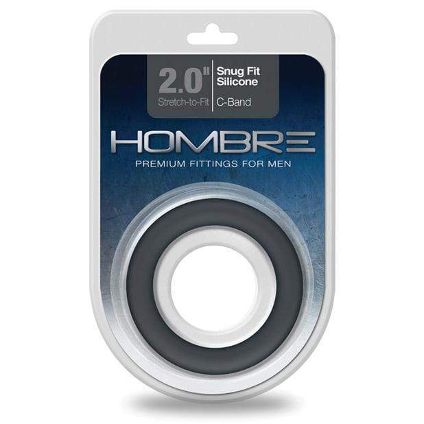 Topco - Hombre Snug Fit Silicone Cock Ring (Black) Silicone Cock Ring (Non Vibration) 051021210046 CherryAffairs