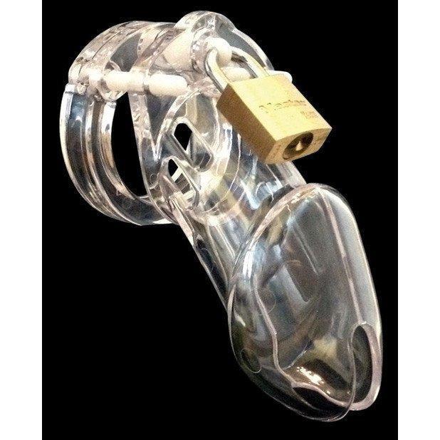 CBX - CB-6000 3 1/4" Cock Cage and Lock Set (Clear) Metal Cock Cage (Non Vibration) - CherryAffairs Singapore