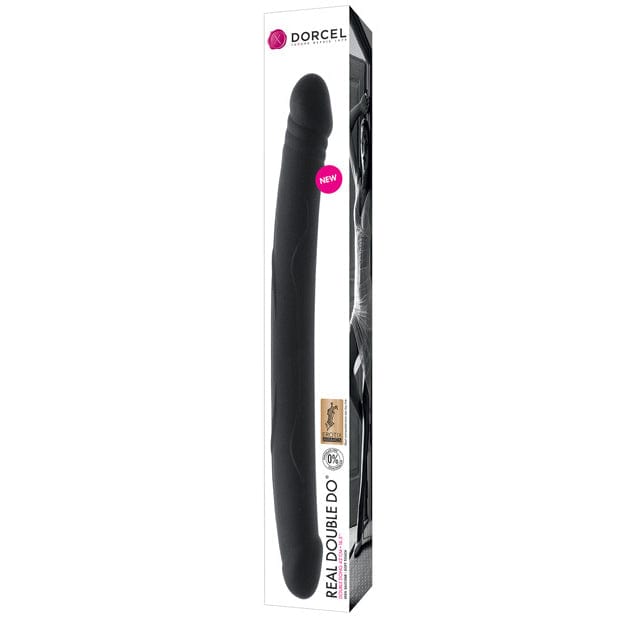 Dorcel - Real Double Do Silicone Dong Double Dildo 16.5" (Black) Double Dildo (Non Vibration) 622632970 CherryAffairs