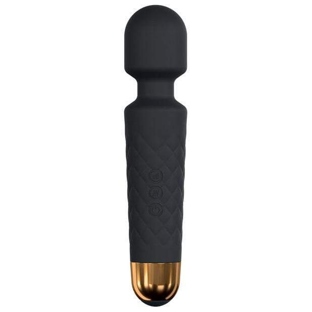 Dorcel - Wanderful Rechargeable Wand Massager (Black/Gold) Wand Massagers (Vibration) Rechargeable 3700436071465 CherryAffairs