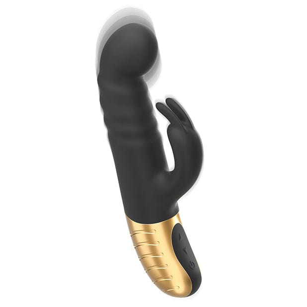 Dorcel - G Stormer Thrusting G Spot Rabbit Vibrator (Black/Gold) Rabbit Dildo (Vibration) Rechargeable 622634817 CherryAffairs