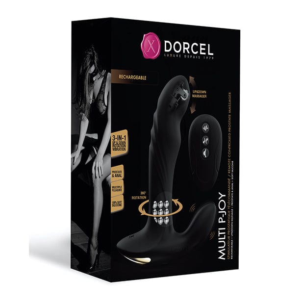 Dorcel - P Joy Double Action Rotating Prostate Massager (Black) Prostate Massager (Vibration) Rechargeable 622628300 CherryAffairs