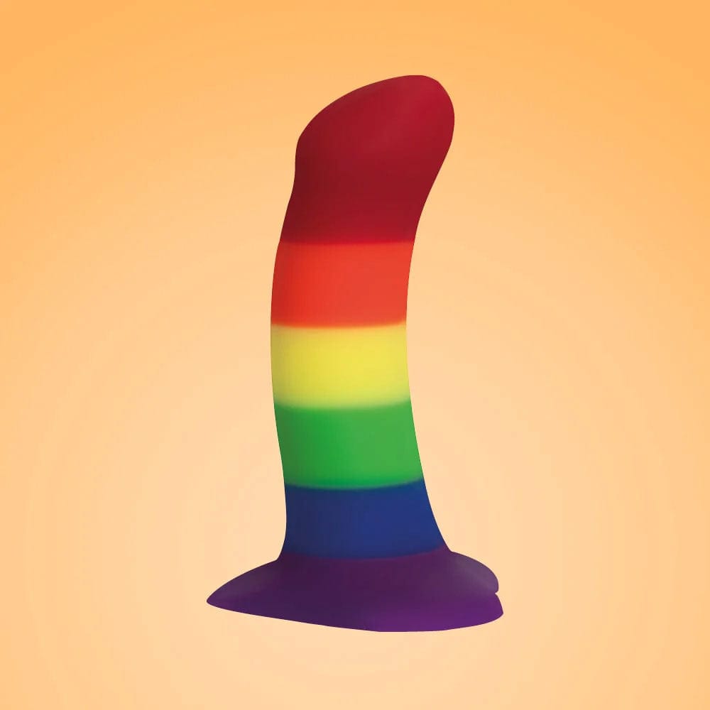 Fun Factory - Amor G Spot Dildo (Rainbow) Realistic Dildo with suction cup (Non Vibration) 4032498225005 CherryAffairs