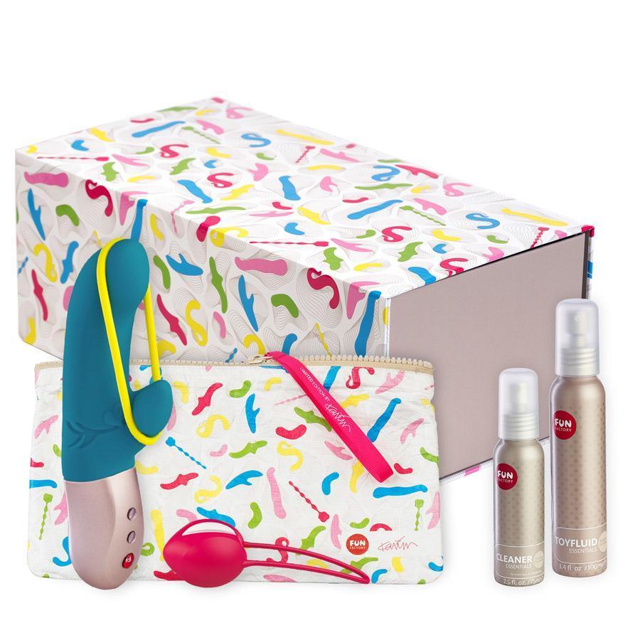 Fun Factory - Amorino DeluxeVibe Rabbit Vibrator (Pink) Rabbit Dildo (Vibration) Rechargeable Singapore