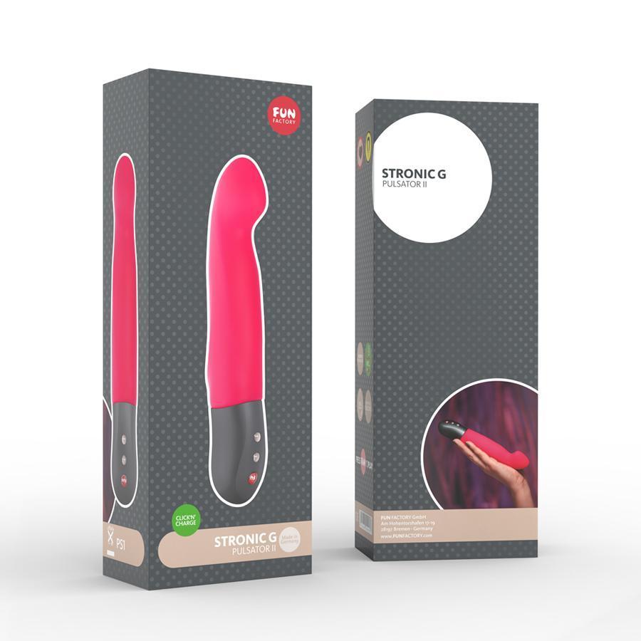 Fun Factory - Stronic G Pulsator II G-Spot Vibrator (Purple) G Spot Dildo (Vibration) Rechargeable Singapore