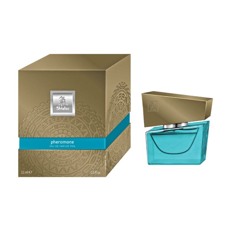Shiatsu - Pheromone  Eau de Parfum Men Cologne Spray 15ml (Light Blue) Pheromones 4042342006322 CherryAffairs