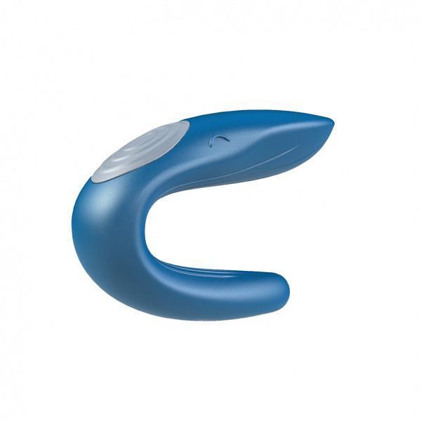 Partner - Whale Couple's Vibrator (Dark Blue) Couple's Massager (Vibration) Rechargeable - CherryAffairs Singapore