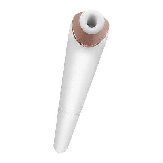Satisfyer - 2 Clit Stimulator (White) Clit Massager (Vibration) Non Rechargeable - CherryAffairs Singapore