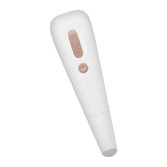 Satisfyer - 2 Clit Stimulator (White) Clit Massager (Vibration) Non Rechargeable - CherryAffairs Singapore