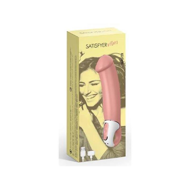 Satisfyer - Vibes Master G Spot Vibrator (Beige) G Spot Dildo (Vibration) Rechargeable Singapore