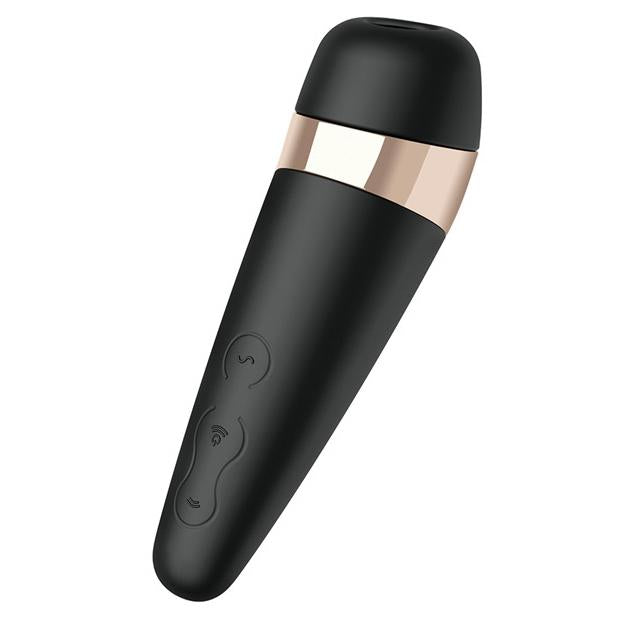 Satisfyer - Pro 3 Vibration Clit Massager (Black) - Black - Clit Massager (Vibration) Rechargeable